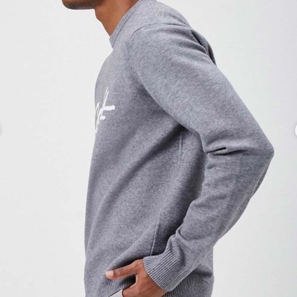 FOREVER 21 MEN “GOALS” Size XL Gray & White - Picture 8 of 8